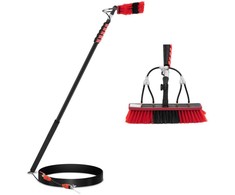 Ulsonix Teleskopinis šepetys su vandens jungtimi langų ir plokščių plovimui, plotis 35 cm, 185-900 cm