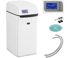 Uniprodo Vandens minkštiklis ir nukalkinimo priemonė su automatiniu vožtuvu 30 l 3,3 W LCD