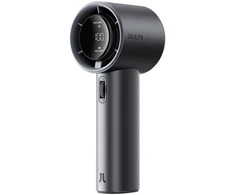 Ventiliatorius Mini dmuchawa Jisulife Handheld Fan Pro1 S 5000mAh FA53PRO przenośny wiatraczek wentylator USB metalowy - tamsiai pilka