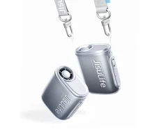 Ventiliatorius Jisulife Neck Fan 5 4500mAh Mini Fan with Lanyard - Juodas