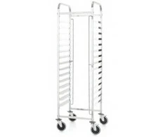 Transporto vežimėlis maitinimo padėklų transportavimui 15x 600x400 mm Kitchen Line - Hendi 813287