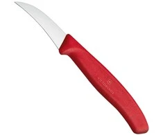 Victorinox Lenktas daržovių peilis, ilgis 60/162 mm - raudona
