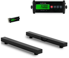 Virtuvinės svarstyklės Steinberg Systems Slydimo šviesos svarstyklės skaitmeninis LCD Bluetooth 1500 / 0,5kg 100 x 10 cm