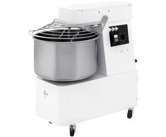 Virtuvinis kombainas Prismafood Spiralinis maišytuvas su fiksuotu dubeniu, 2 greičiai, 88 kg/val., 32 l, 400 V, 1700 W