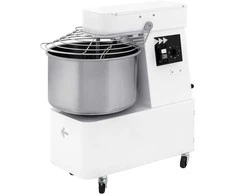 Virtuvinis kombainas Prismafood Spiralinis maišytuvas su fiksuotu dubeniu, 2 greičiai, 56 kg/val., 22 l, 400 V, 1100 W