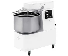 Virtuvinis kombainas Prismafood Spiralinis maišytuvas su fiksuotu dubeniu, 2 greičiai, 56 kg/val., 22 l, 400 V, 1100 W