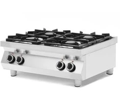 4 degiklių stalinė dujinė viryklė Kitchen Line 2x 6kW 2x 3,5kW Hendi 227381