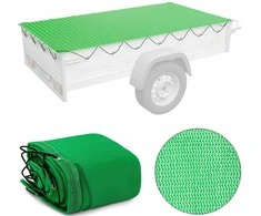 Wiesenfield Transportinis tinklas krovinio tvirtinimui priekabai, smulkaus tinklelio, 2,5 x 4,5 m, žalias