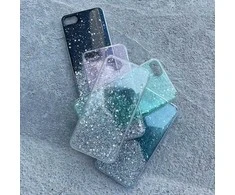 Dėklas Wozinsky Blizgus dėklo dangtelis su blizgučiais, skirtas Samsung Galaxy S21+ 5G Star Glitter žalias
