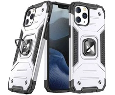 Wozinsky Ring Armor dėklas iPhone 14 Pro – sidabrinis