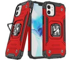 Wozinsky Ring Armor dėklas iPhone 14 – raudonas