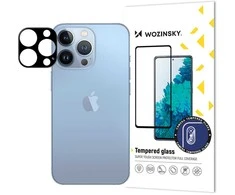 9H grūdintas stiklas iPhone 15 Pro Wozinsky Full Camera Glass - juodas