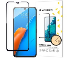 Wozinsky Full Glue grūdintas stiklas, skirtas Infinix Note 12 Pro per visą ekraną su juodu rėmeliu (tinka dėklui)