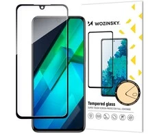 Wozinsky Grūdintas stiklas 9H na cały ekran Infinix Note 12 G96 su ramką Case Friendly juoda