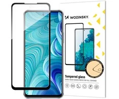 Wozinsky Grūdintas stiklas 9H na cały ekran Infinix Hot 11S NFC su ramką Case Friendly juoda