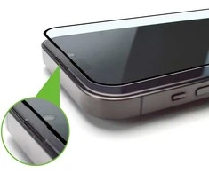 Wozinsky grūdintas stiklas iPhone 15 Plus su rėmeliu – juodas