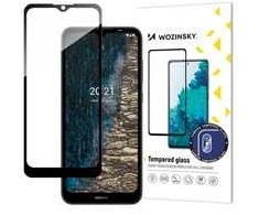 Wozinsky Grūdintas stiklas na cały ekran su ramką Nokia C20/C10 Full Glue juoda