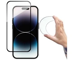 Wozinsky grūdintas stiklas iPhone 14 Pro – juodas rėmelis