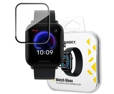 Wozinsky Hybrid apsauginis stiklas skirtas Amazfit Bip U juoda