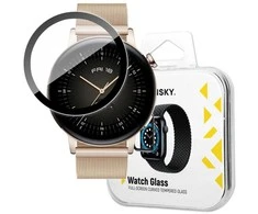 Wozinsky Watch Glass Hybrid Glass skirtas Huawei Watch GT 3 46 mm juodas