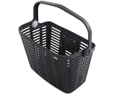 Wozinsky WKR-PK plastikas handlebar bicycle basket - juodas