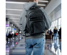 Wozinsky WPW-20L Backpack with Nešiojamas kompiuteris Pocket for 15" Travel 40x20x25 cm for Hand Luggage - Juodas
