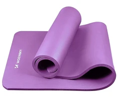 Wozinsky WNSP-15F mankštos kilimėlis 183 x 61 x 1,5 cm, storas gimnastikos kilimėlis jogai ir fitnesui – purpurinis