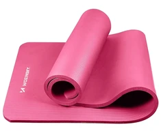 Wozinsky WNSP-15R mankštos kilimėlis 183 x 61 x 1,5 cm, storas gimnastikos kilimėlis jogai ir fitnesui - rožinis