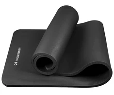 Wozinsky WNSP-15C treniruočių kilimėlis 183 x 61 x 1,5 cm, storas gimnastikos kilimėlis jogai ir fitnesui - juodas