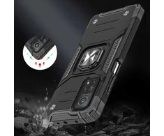 Dėklas Wozinsky Šarvuotas korpuso dangtelis + magnetinis laikiklis Samsung Galaxy A03s Ring Armor mėlynas