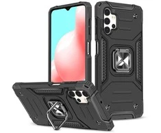 Dėklas Wozinsky Šarvuotas dėklo dangtelis + magnetinis laikiklis Samsung Galaxy A13 5G Ring Armor juodas