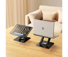 Nešiojamas kompiuteris stand Wozinsky WRS-CPY84SB 360 aluminum – juodos spalvos