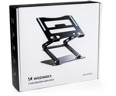 Wozinsky WRS-CPY75DSB nešiojamo kompiuterio stovas Aluminum – juodos spalvos