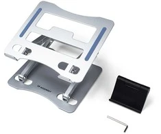 Wozinsky WRS-CPY75DSS aluminum nešiojamo kompiuterio stovas – sidabro spalvos