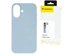 Wozinsky Silicone Magsafe Magnetic Samsung Galaxy S25 Ultra – dėklas telefonui mėlynos spalvos