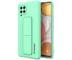 Wozinsky silikoninis dėklas su stovo dėklu Samsung Galaxy A42 5G Kickstand Case mėtų