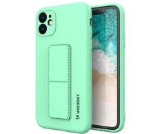 Wozinsky silikoninis dėklas su stovo dangteliu, skirtas Samsung Galaxy A72 4G Kickstand Case mėtų