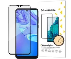 Wozinsky Patvarus 9H grūdintas stiklas visam TCL 305 ekranui su Case Friendly juodu rėmeliu