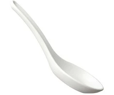 Melamino užkandžių šaukštelis 135 x 45 mm balta - Hendi 566534