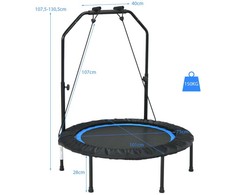 Bonideco Select Fitneso batutas 101x130,5cm., juodos/mėlynos spalvos