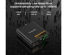 1Mii Lavaudio DS400 DAC garso konverteris su USB-C spdi/f bendraašiu ryšiu