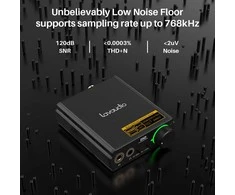 1Mii Lavaudio DS400 DAC garso konverteris su USB-C spdi/f bendraašiu ryšiu