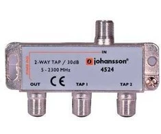 Dviejų krypčių čiaupas 5-2300 MHz Johansson 4524 30dB