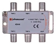 4 krypčių čiaupas 5-2300 MHz Johansson 4544 30dB