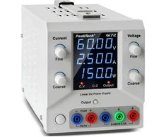 60V 2.5A PeakTech 6172 USB laboratorinis maitinimo šaltinis