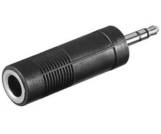 Adapterio garso lizdas 6,35 mm – 3,5 mm 2 kanalų „Goobay“ lizdas