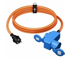 Goobay Adapteris kabelis Schuko na CEE 16A i Schuko 90st 1,5m