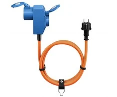 Goobay Adapteris kabelis Schuko na CEE 16A i Schuko 90st 1,5m