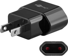 Goobay JAV / Japonijos maitinimo adapteris, juodas