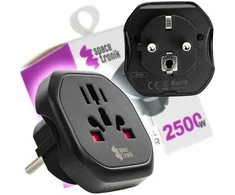 Adapteris kelioninis Spacetronik SR104 UK/US/AU 2500W